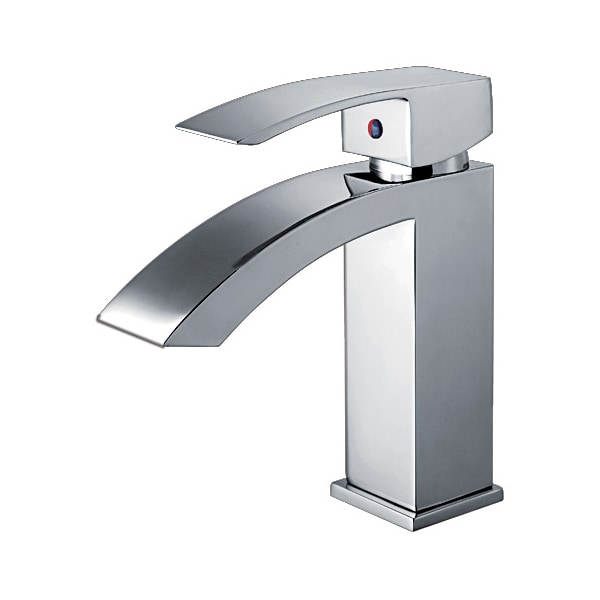 Whitehaus Jem Collection Sgl Hole/Sgl Lever Lavatory Faucet W/ Pop-Up Waste, Chrm WH2010001-C - main